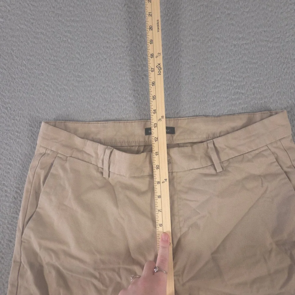 Banana‎ Republic Pants Mens 36x34 Tan Relaxed Tapered Leg Stretch Chino Khakis
